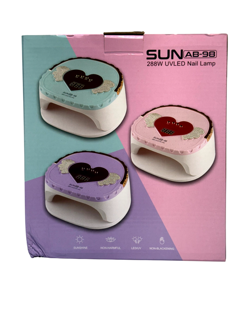 Lámpara SUN AB98 288W Morado Decorada