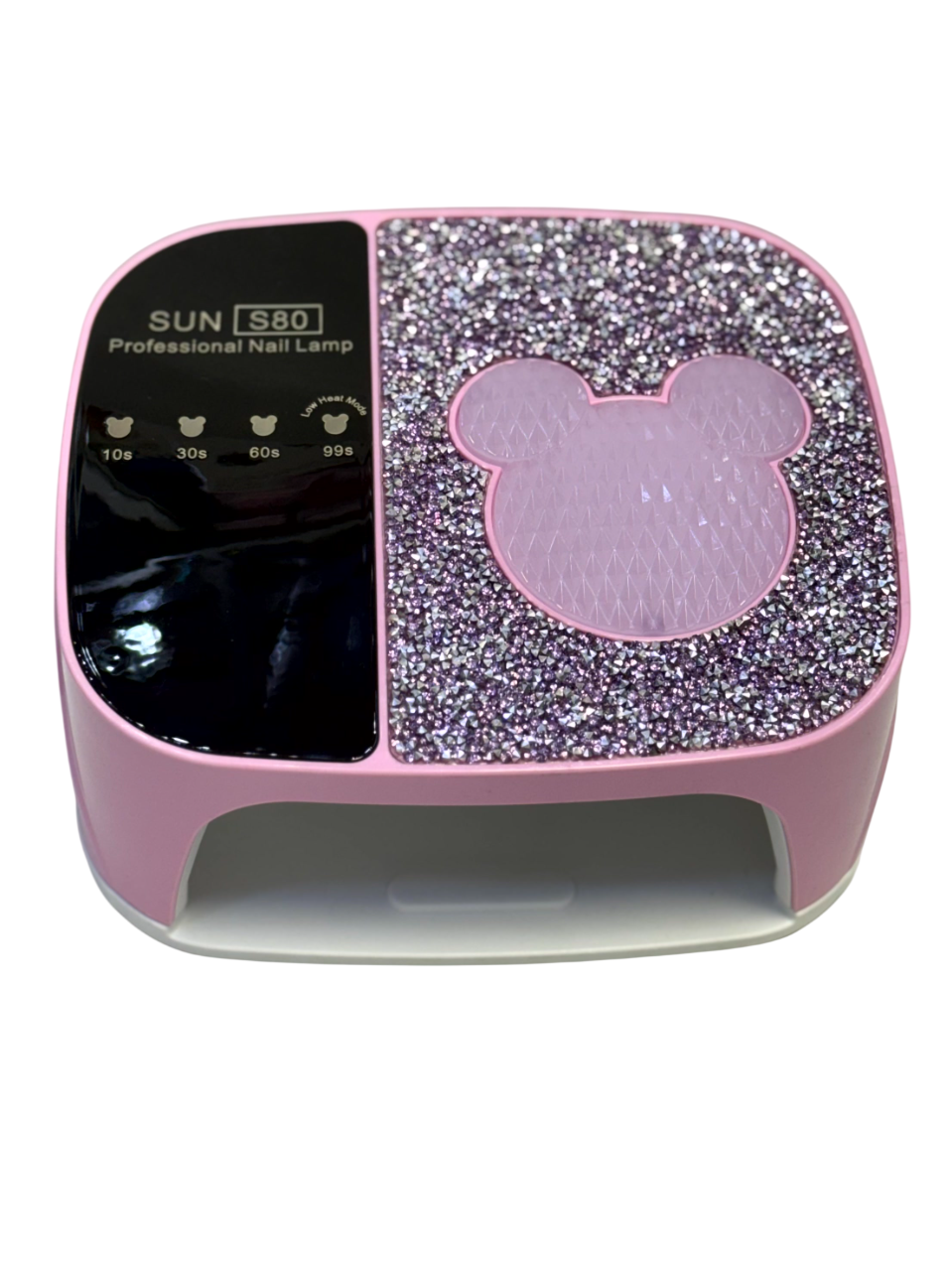 Lámpara SUN S80 168W Inalambrica Rosa Mickey con Diamantes