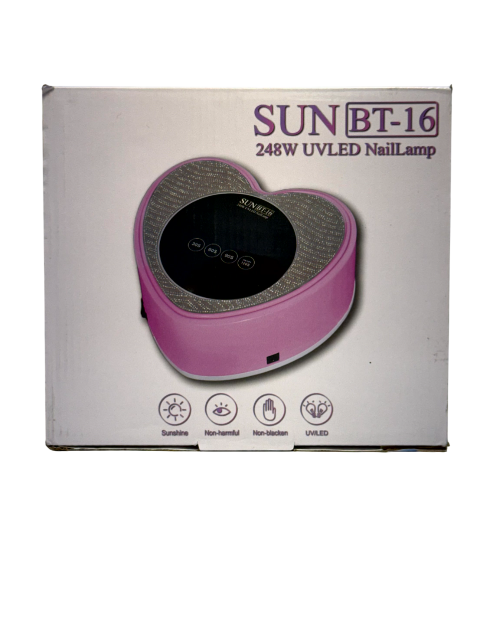 Lámpara SUN BT16 248W Inalambrica Rosa Corazón