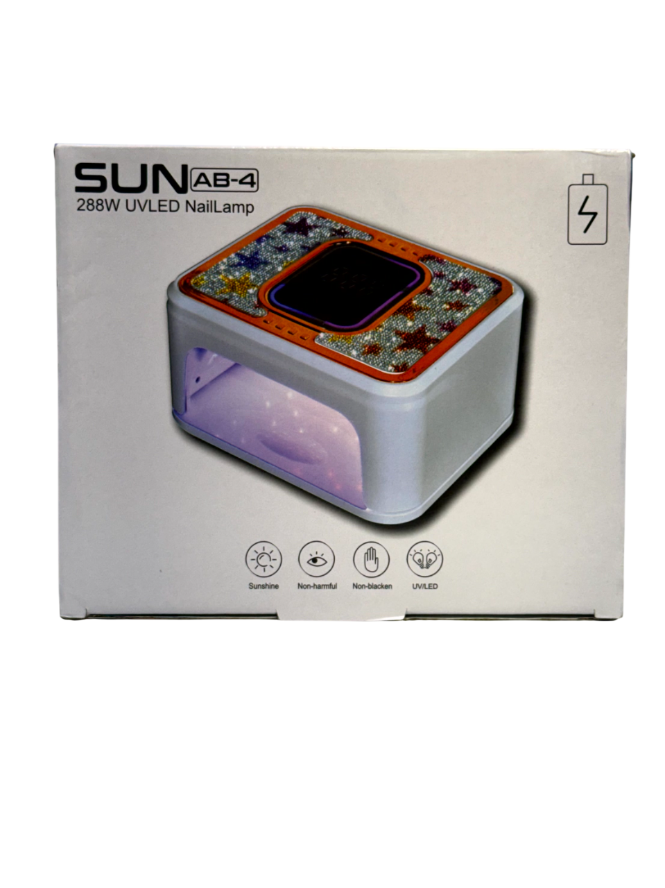 Lámpara SUN AB4 288W Inalambrica Blanca y Dorado