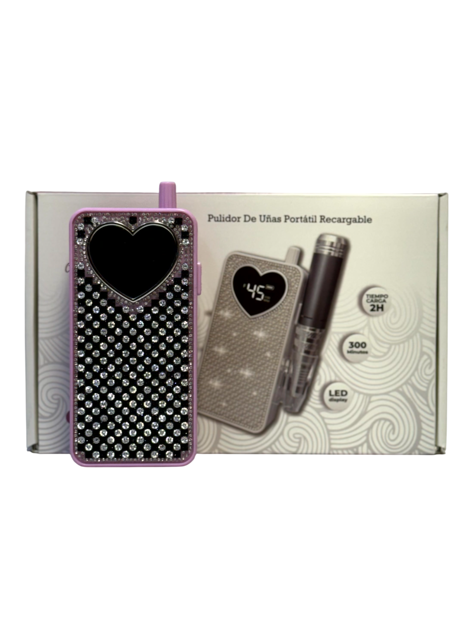 Drill SUN T1 Rosa Corazón con Diamantes 45.000 RPM