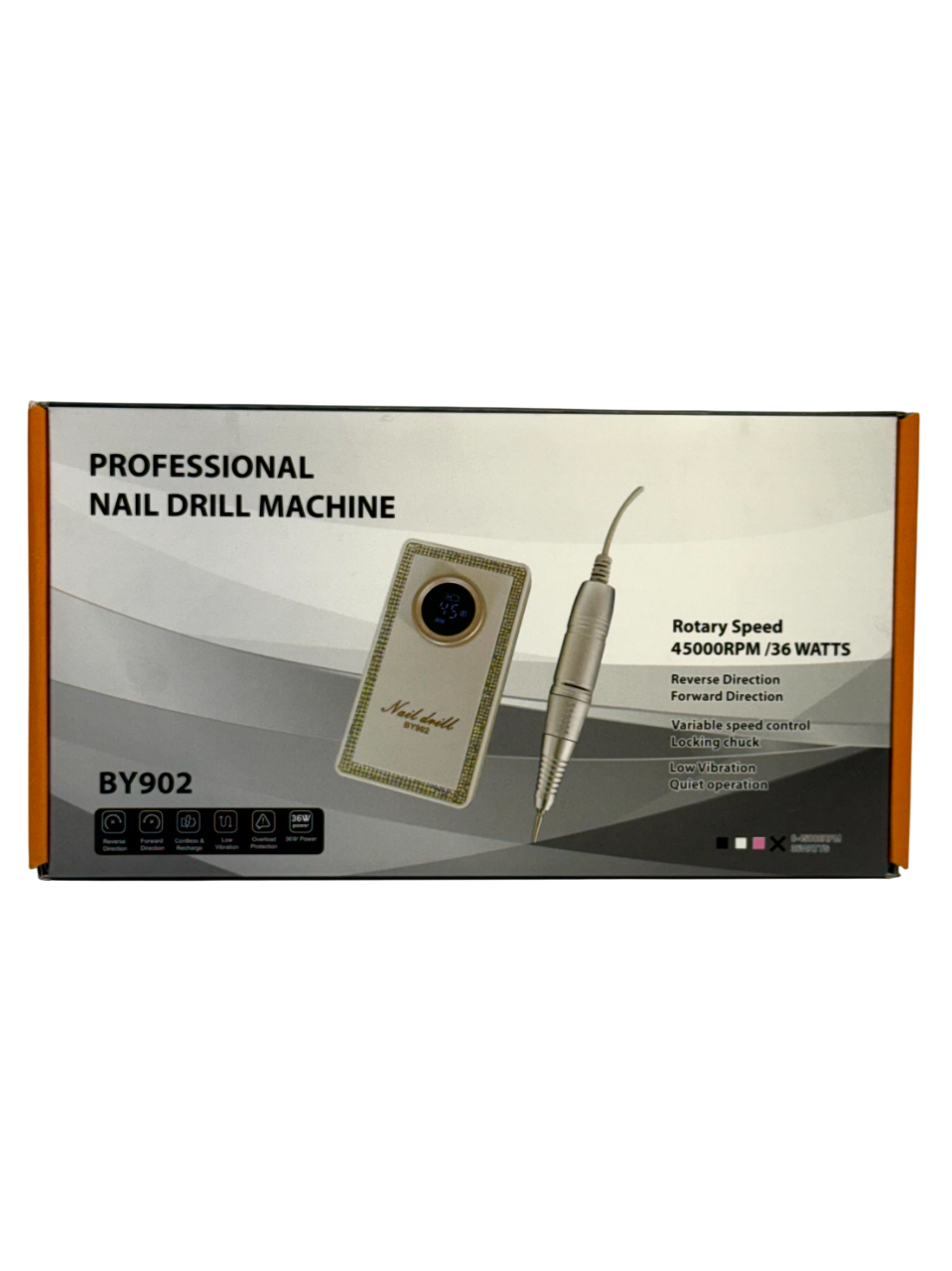 Drill BY902 Negro con Diamantes 45.000 RPM