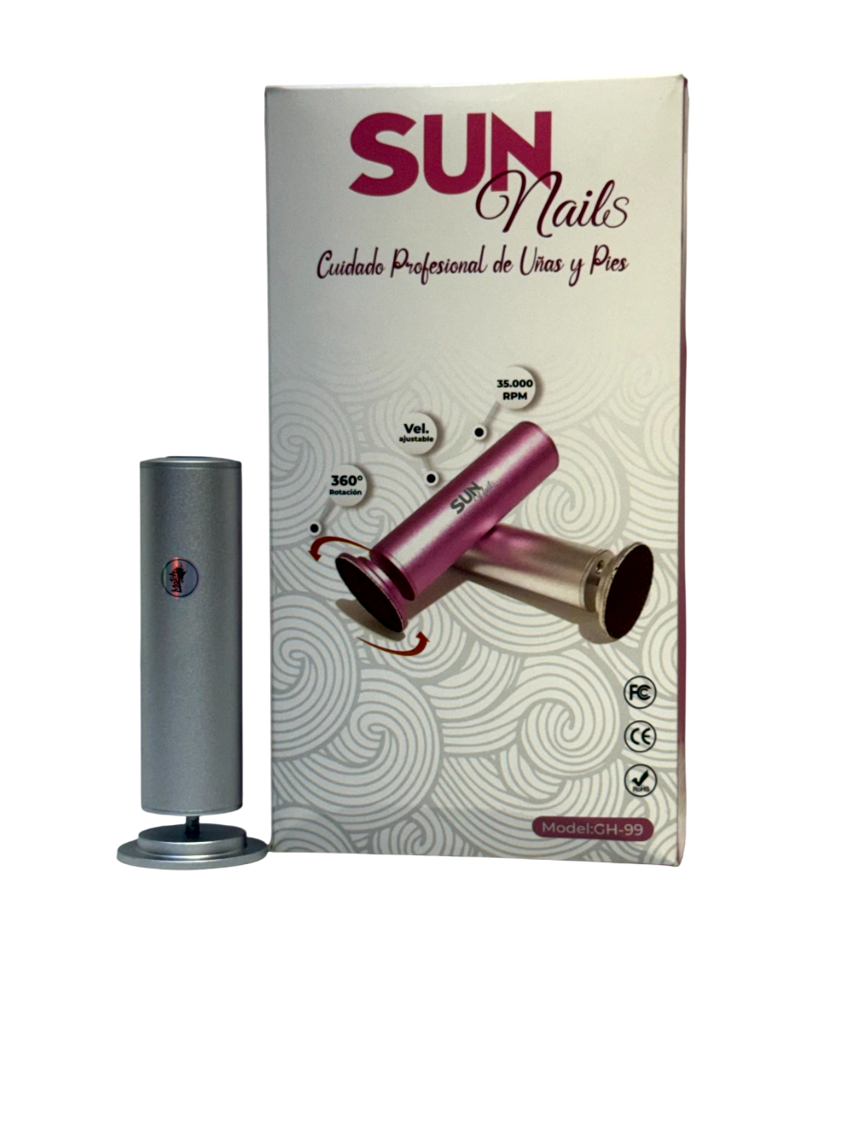 Removedor de Callos y Pulidor de Uñas SUN GH-99 Profesional, 35.000 RPM