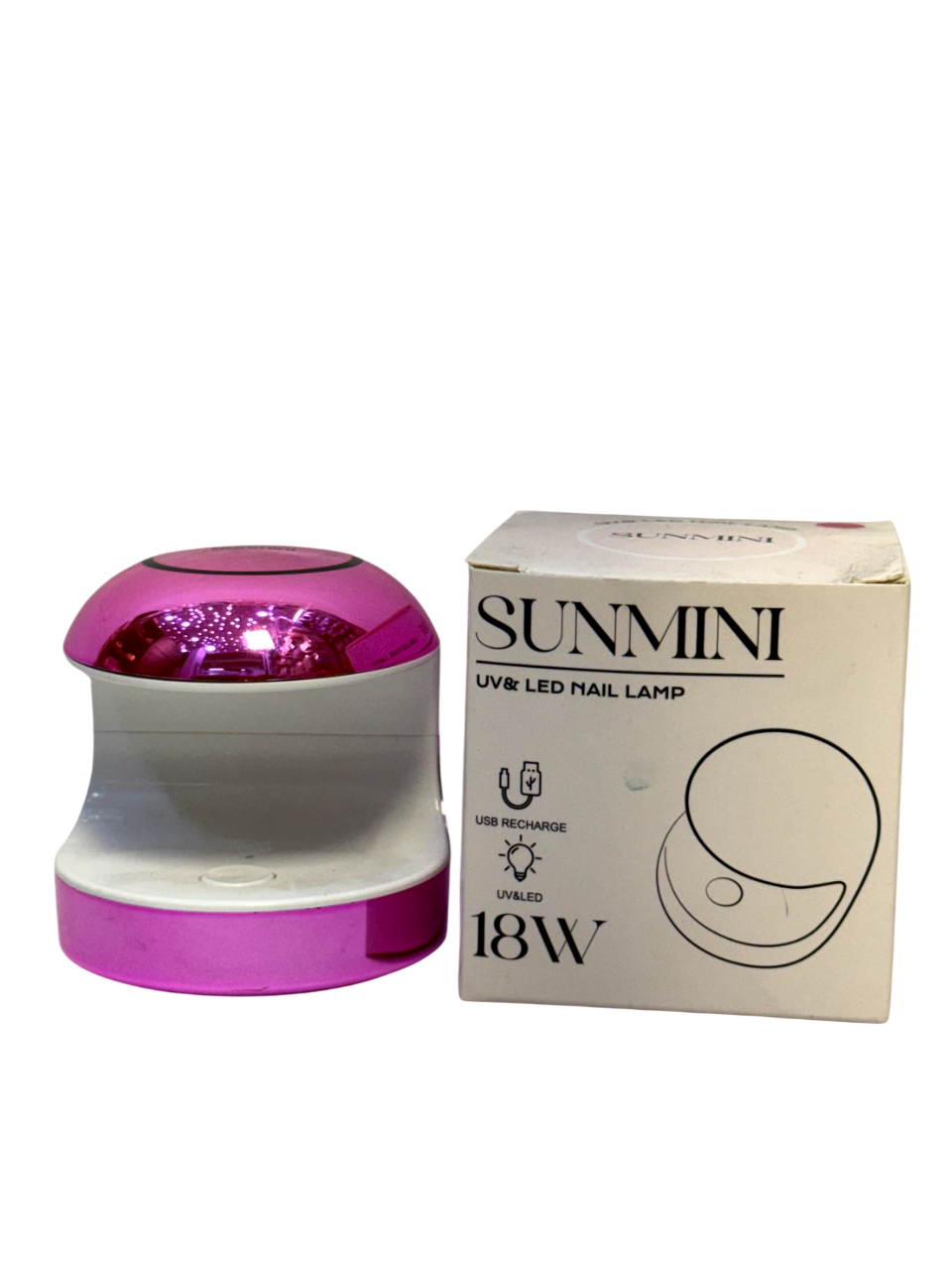 Lámpara Press On SUNMINI 18W Rosada