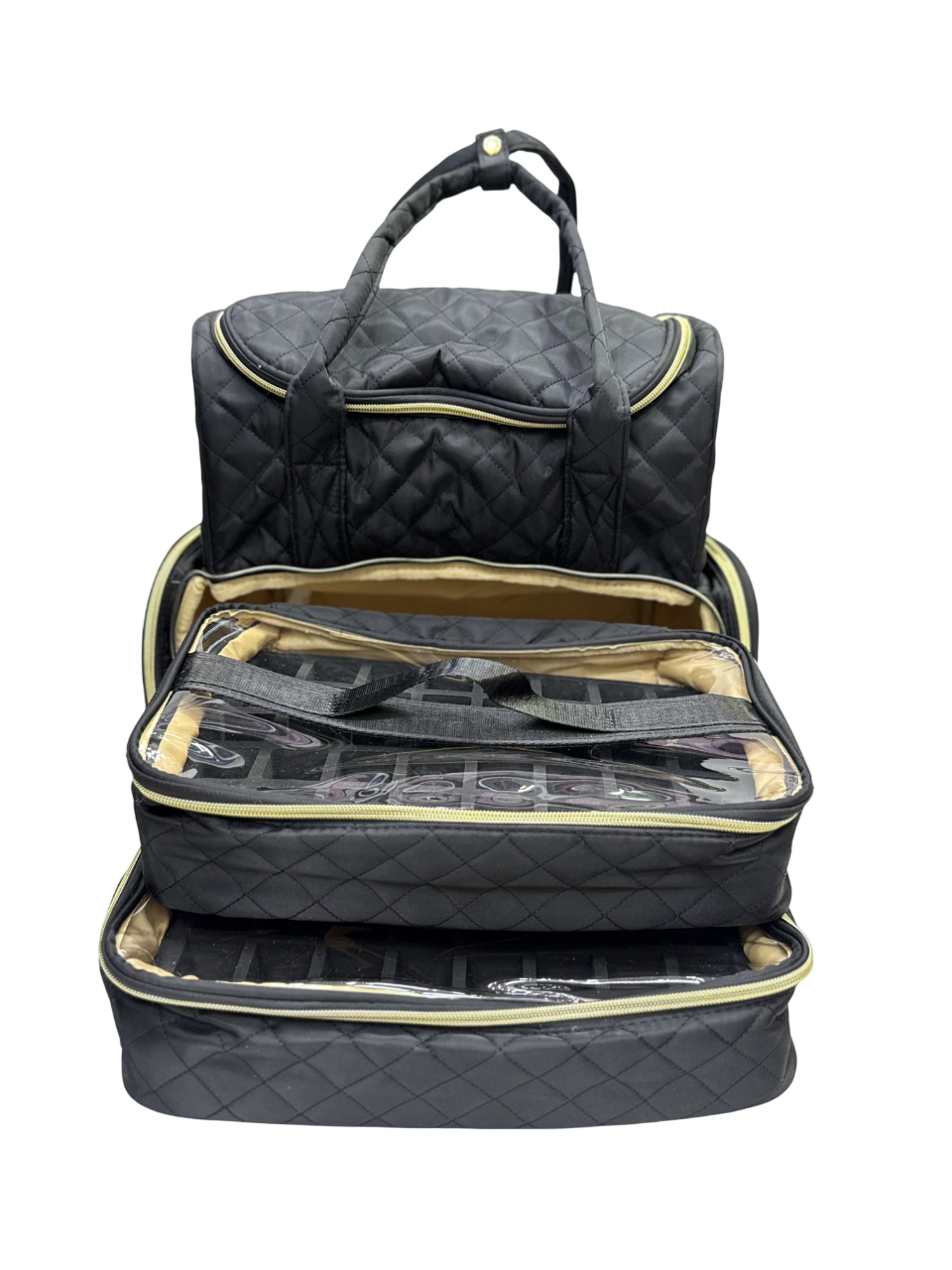 Maleta Organizadora Profesional Manicura Negra