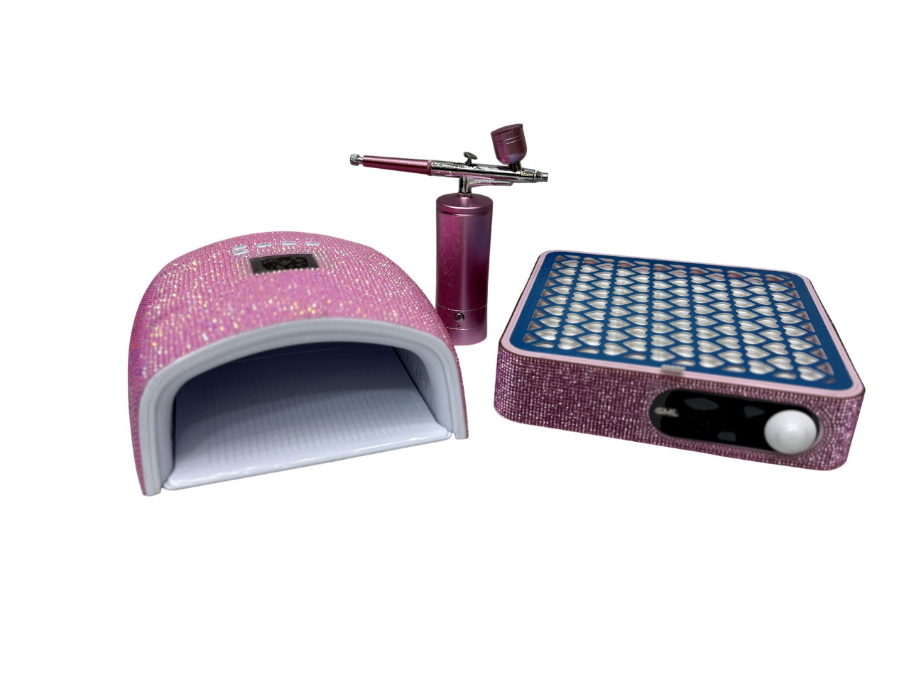 Combo Kit Aerografía Manicura Lujo Inalámbrico SML