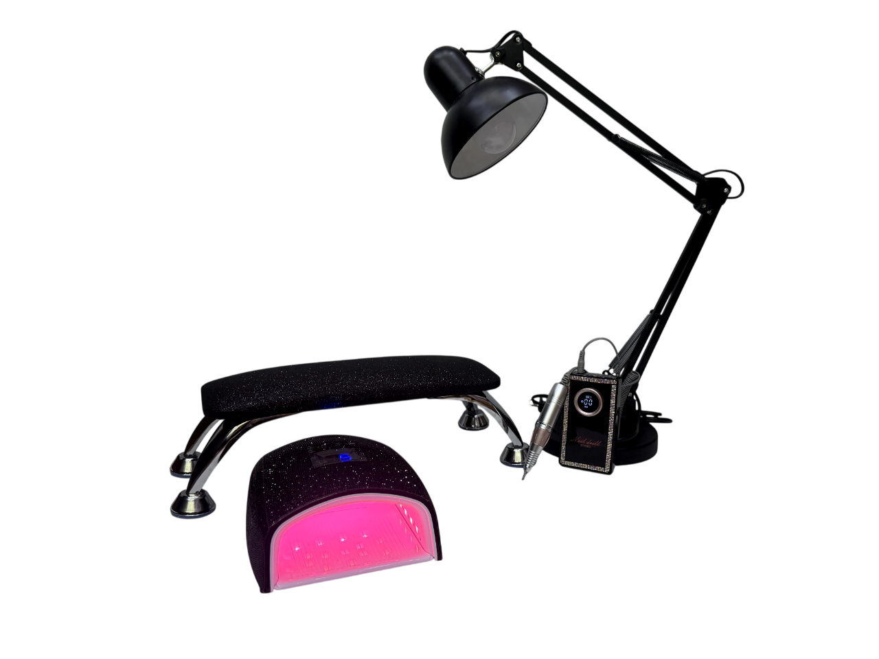 Combo Kit Completo Estación de Manicura Profesional