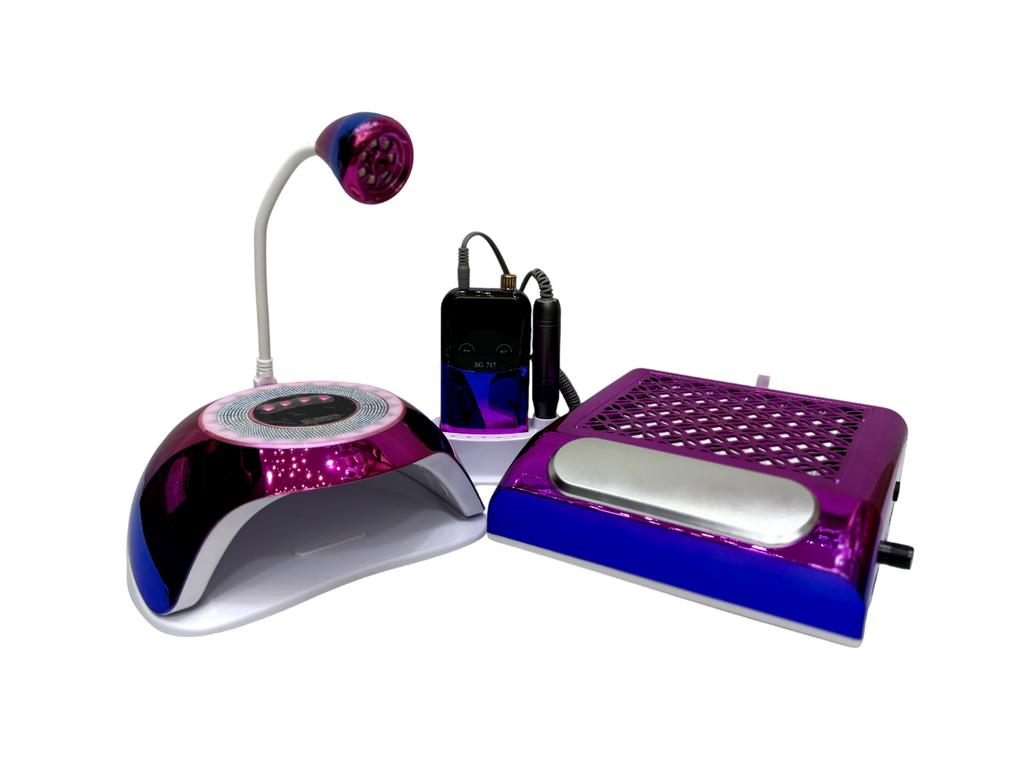 Combo Kit 3-en-1 Manicura Inalámbrico Tornasol