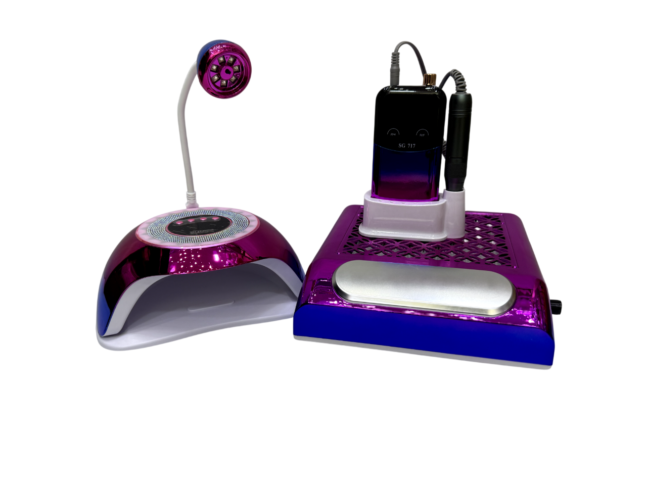 Combo Kit 3-en-1 Manicura Inalámbrico Tornasol