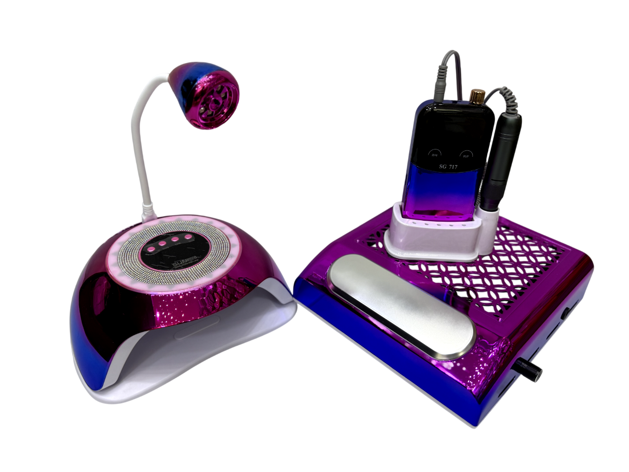 Combo Kit 3-en-1 Manicura Inalámbrico Tornasol